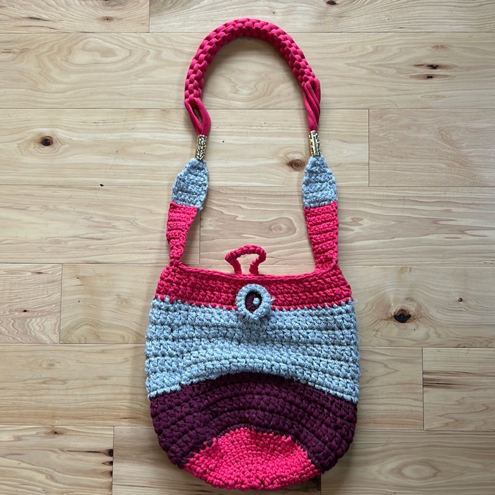 Beautiful Knit Hobo Boho Purse